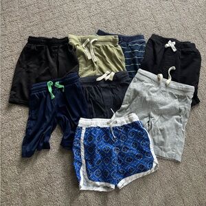 Hanna Andersson Kids Shorts Collection - Black, Green, Blue, Gray